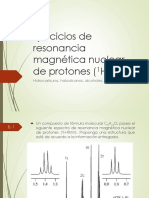 Ejercicios de RMN de Protones ALCOHOLES Con Respuestas