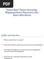 Lec 5 Smart Beta Factor Investing