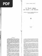 Rafael Gambra, Filosofía Religiosa Del Estado