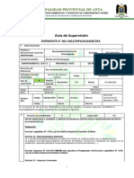 Modelo de Acta de Supervisión