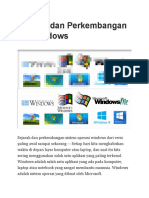 Sejarah Dan Perkembangan OS Windows