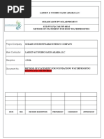 Method Statement For Foundation WaterProofing