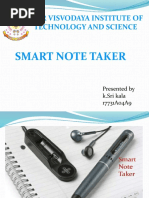 PBR Visvodaya Institute of Technology and Science: Smart Note Taker