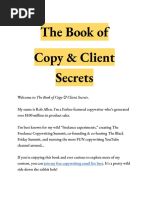 The Book of Copy & Client Secrets