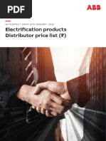 Electrification Products Distributor Price List ( ) : With Effect From 12Th January, 2022