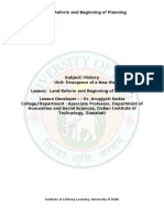 Chapter 3 - Land Reform and Beginning of Planning