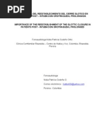 Importancia Del Reestablecimiento Del Cierre Glotico en Pacientes Post Intubacion Prolongada