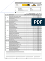 Check List de Mantto Preventivo Rodillo