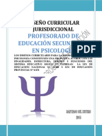 Profesorado de Psicología DOCUMENTO EN PROCESO DE APROBACIÓN