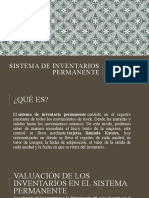 Sistema de Inventarios Permanente - EXPOSICION CONTABILIDAD