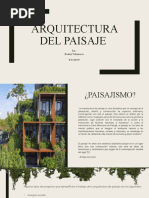 Arquitectura Del Paisaje