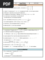 Sujet de Preparation 7 Maths 2 Bac SM