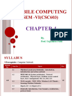 Mobile Computing: SEM - VI (CSC603)