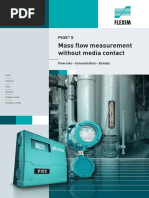 Mass Flow Measurement Without Media Contact