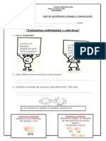 Guia Aprendizaje 3 Los Sustantivos Individuales y Colectivos