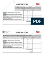 Pauta de Evaluacion Musica Canto