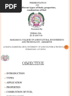 Different Types of Fuels, Properties, Combustion of Fuel