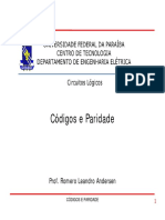 Aula 03.1 - Codigos e Paridade - Circuitos Lógicos