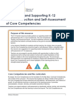 Developing and Supporting Student Reflection and Self Assessment of The Core Competencies