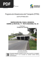 Inspección Del Paso A Desnivel Sobre La Ruta No.17. Ruta Nacional No.23