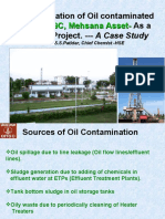 At ONGC, Mehsana Asset-: Bio-Remediation of Oil Contaminated Soil Asa Clean Up Project.