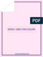 Meniu 1400 Calorii