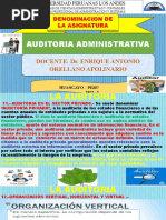 Semana 03 de La Asignatura de Auditoria Administrativa 2022-I