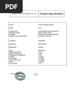 Potassium Sorbate Ningbo Wanglong Specification