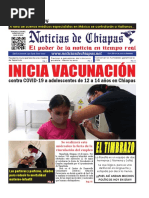 Periódico Noticias de Chiapas, Edición Virtual Miércoles 11 de Mayo de 2022