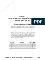 ELC-SU-6026-B.1 Flooded-Cell Lead-Acid Batteries For Electrical Stations