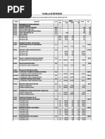 PDF Planilla de Metrados Carretera DD