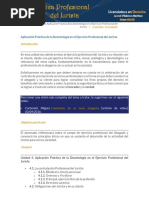 Unidad 4. Aplicación Práctica de La Deontología en El Ejercicio Profesional Del Jurista