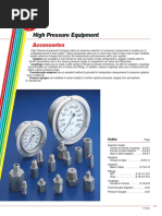 Accessoires Adapters and Pressure Gauges