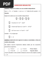 Regla de La Cadena - Derivacion Implicita - Ejercicios Resueltos