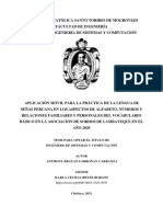 Aplicacion Movil para La Practica de La Lengua de Senas Peruanas