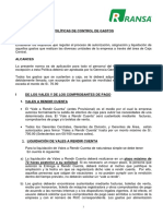 Pcorp-0131-2013 Grupo Ransa - Politica de Control de Gastos