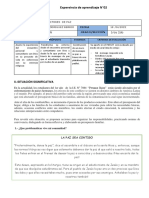 Experiencia de Aprendizaje 01 - Constructores de Paz - Religion