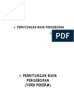 Bahan Ajar (2) Topik 12 - Teknik Pengeboran - ESTIMASI BIAYA PENGEBORAN Tte