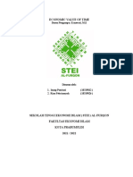 MAKALAH ECONOMIC VALUE OF TIME DOSEN ERNAWATI, S.PD