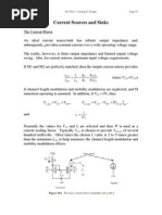 Current Sources and Sinks: V V V V V V V