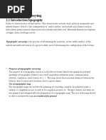 Chapter Two Topographic Surveying: 2.1 Introductiontopography