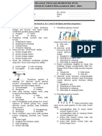 PTS Pjok Kelas 4 Semester 2 TH 2021-2022