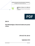 GM-04 Guia Metodologica Calculo Del Sistema de Puesta A Tierra