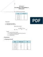 Tugas 2 Statistika