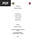 Informe 5, Soluciones Isotonicas