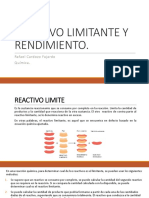 Reactivo Limitante y Rendimiento