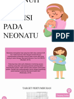 Pemenuhan Nutrisi Pada Neonatal