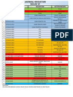 Jadwal Kegiatan Kelas 6