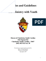 Youth Ministry Policies and Guidelines Manual 2009