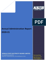 Annual Administration Report 2020-21: Kerala State Electricity Board Limited